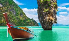 Phang Nga Bay By Long Tail Boat with Canoeing Trip by Bangtao Beach Bar