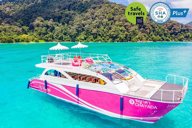 Maya Bay, Phi Phi & Bamboo Island Day Trip by Speed Catamaran From Khao Lak by Bangtao Beach Bar Maya Bay, Phi Phi & Bamboo Island Day Trip by Speed Catamaran From Khao Lak - Phi Phi Islands