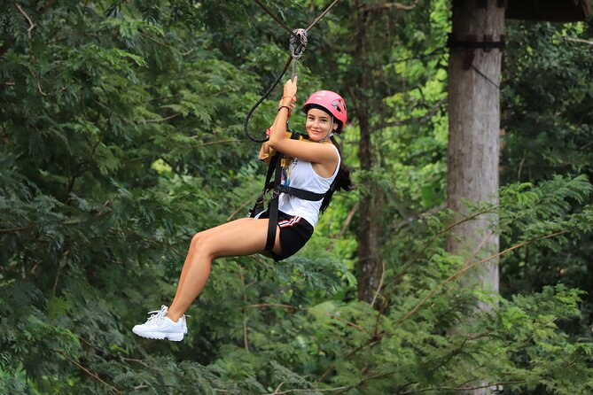 Hanuman World Phuket: Zip Lines and Hotel Transfers by Bangtao Beach Bar Hanuman World Phuket: Zip Lines and Hotel Transfers - Ziplining