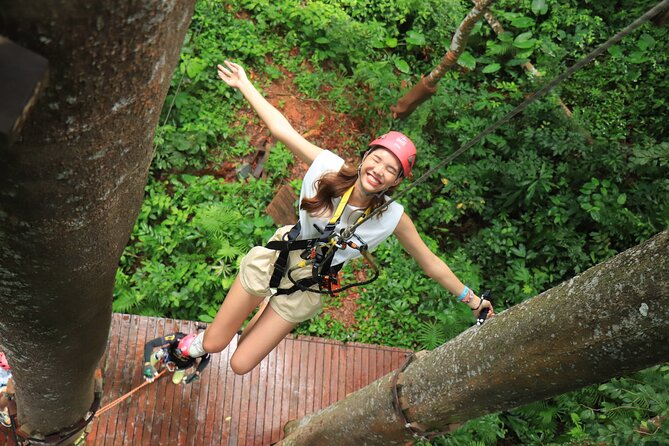 Phuket: Zip Line Adventure at Hanuman World by Bangtao Beach Bar Phuket: Zip Line Adventure at Hanuman World - Ports of Call Tours
