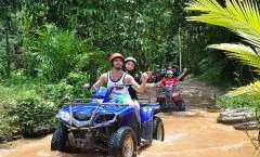 Phuket-Phang Nga: White Water Rafting 7 km.-Zipline-ATV-Lunch by Bangtao Beach Bar Phuket-Phang Nga: White Water Rafting 7 km.-Zipline-ATV-Lunch by Bangtao Beach Bar