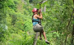 Hanuman World Phuket Zip Line Package with Hotel Transfers by Bangtao Beach Bar