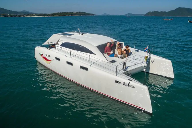 New Power catamaran for Phang Nga and Phi Phi island excursions by Bangtao Beach Bar New Power catamaran for Phang Nga and Phi Phi island excursions - Private Drivers