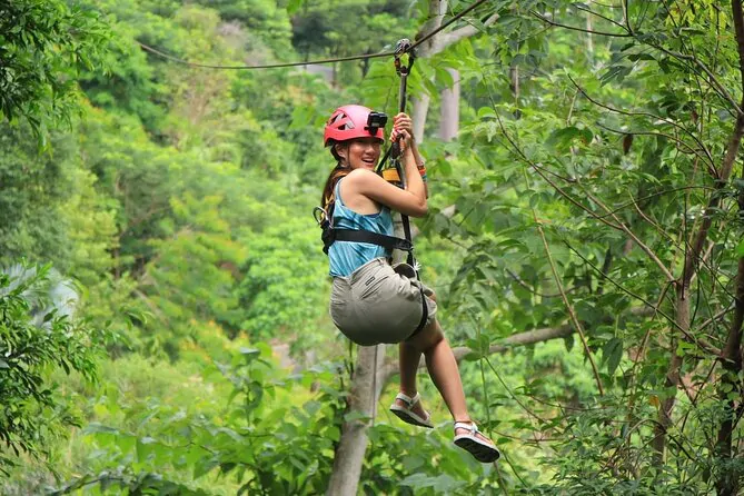 Hanuman World Phuket Zip Line Package with Hotel Transfers by Bangtao Beach Bar Hanuman World Phuket Zip Line Package with Hotel Transfers - Ziplining
